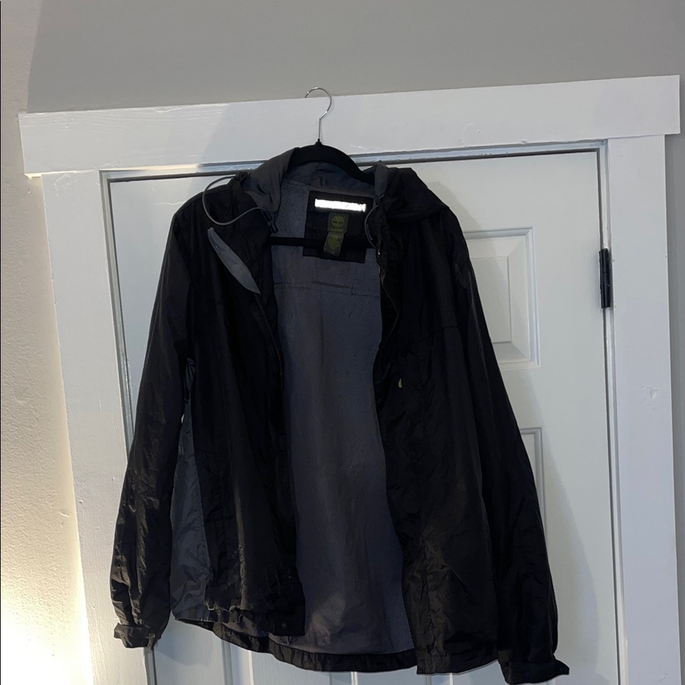 Timberland Black Windbreaker Jacket